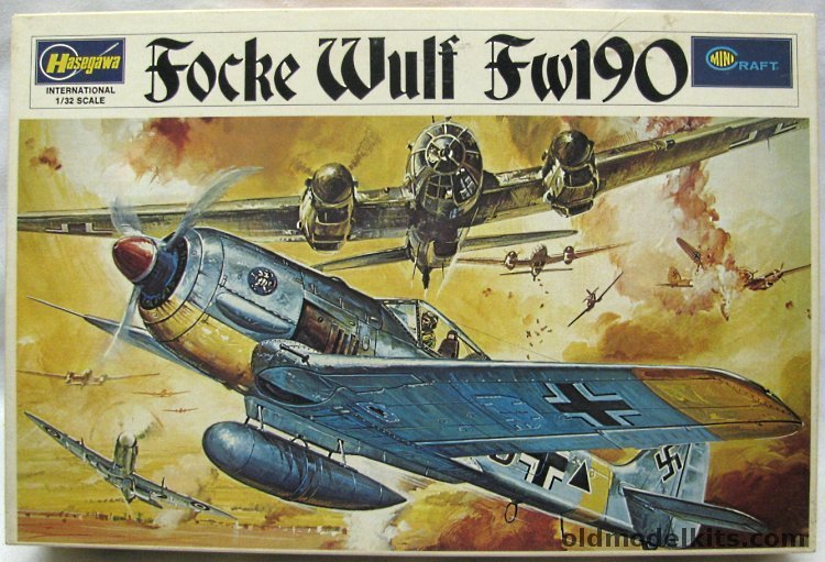 Hasegawa 1/32 Focke-Wulf FW-190 - A5-A3 / A7-R3 / A8-R3 / G-3, JS-060 plastic model kit